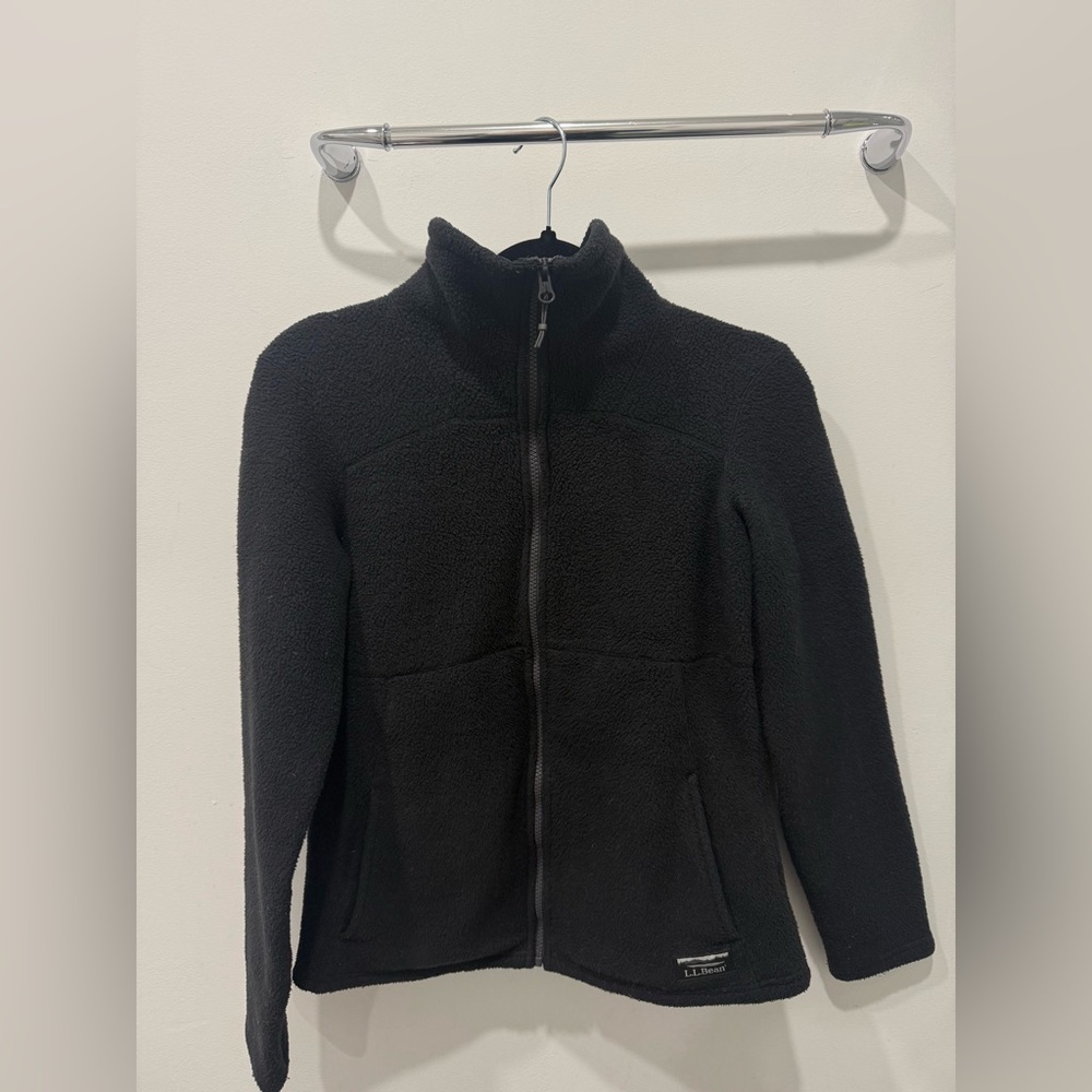 L.L. Bean Black Zip Up Fleece | Women’s
